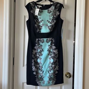 London Times Floral Midi Dress